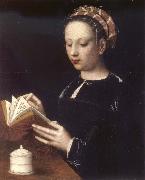 BENSON, Ambrosius Mary Magdalene Reading USA oil painting artist